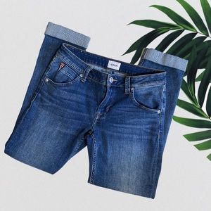 Hudson Jeans Bacara Rolled Up Crop Jeans